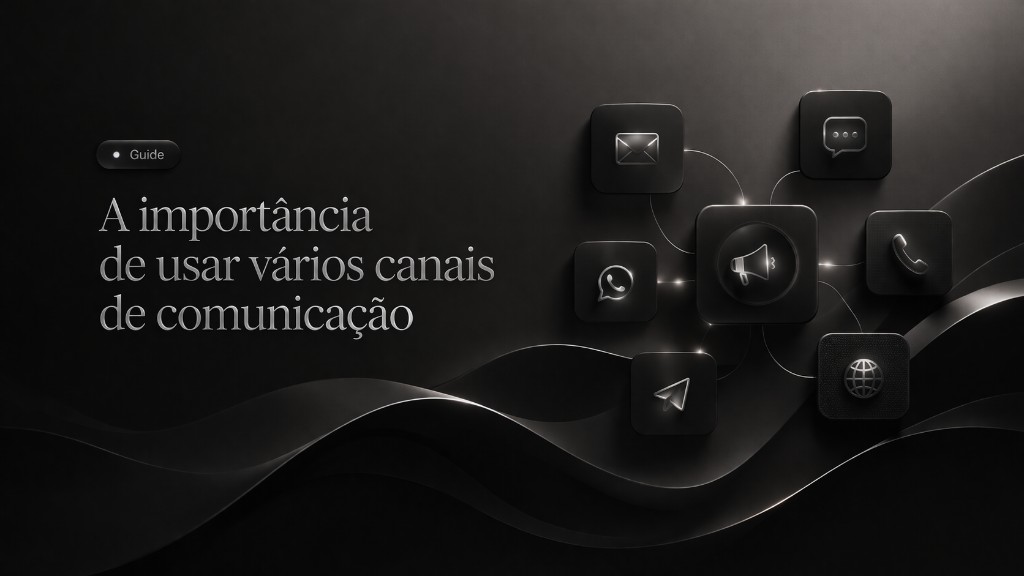 A importância de usar vários canais de comunicação